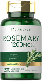 Carlyle Rosemary Capsules bottle demonstrates premium quality for daily use