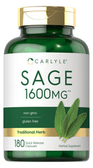Carlyle Sage Supplement bottle front showing label and product name for daily wellness