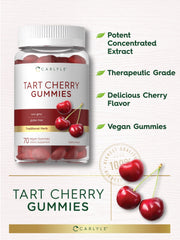Carlyle Tart Cherry Gummies gluten-free packaging supports wheat-free snacking