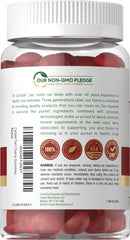 Carlyle Tart Cherry Gummies vegan formula label highlights plant-based fruit extract