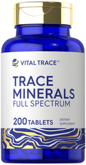 Carlyle Trace Minerals bottle front view highlighting the full-spectrum mineral blend for daily wellness