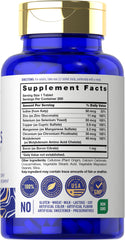 Carlyle Trace Minerals bottle side view showing compact tablet format for easy daily use