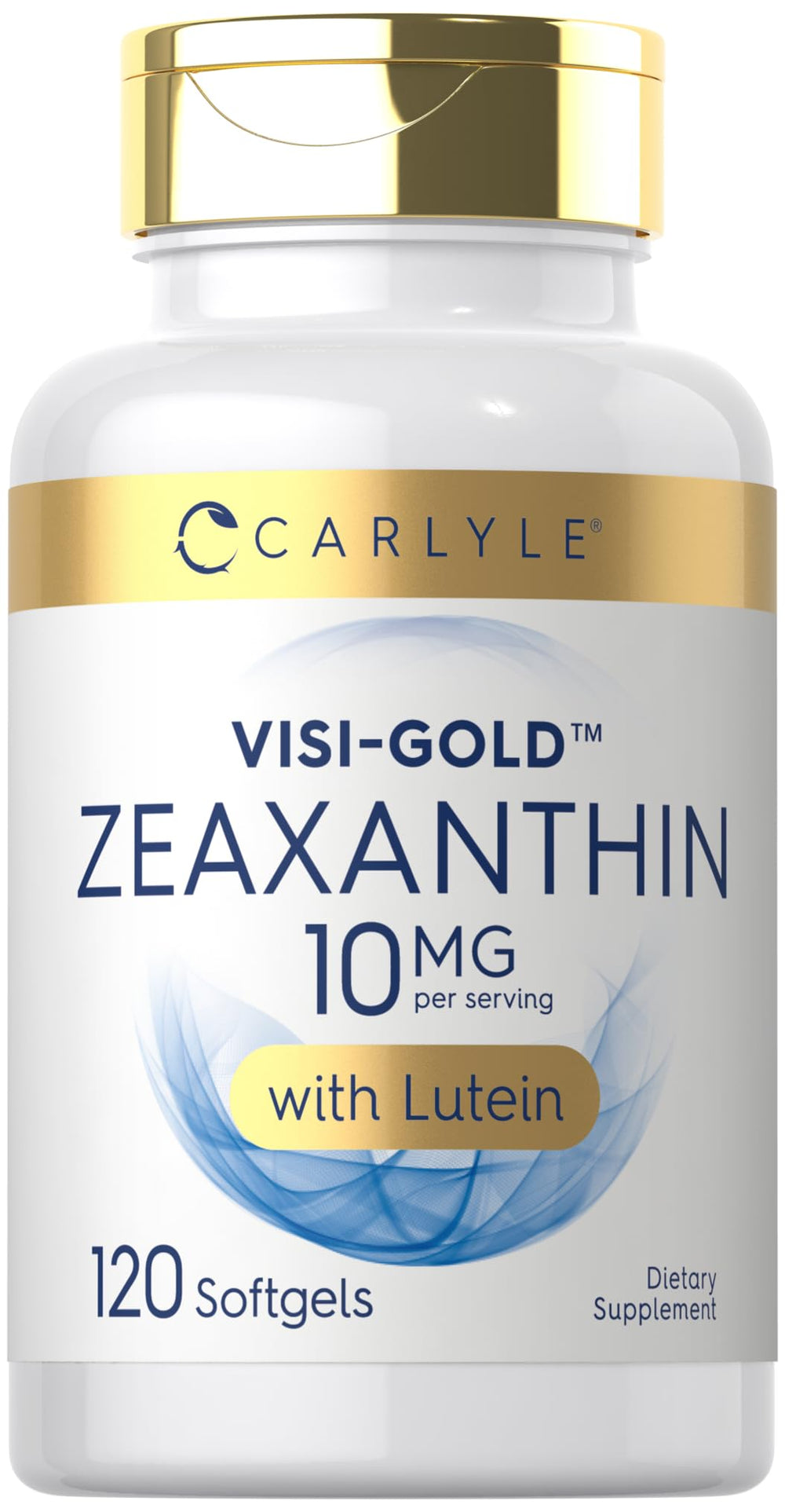 Carlyle Zeaxanthin 10mg softgels bottle for daily eye health support