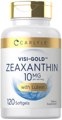 Carlyle Zeaxanthin 10mg softgels bottle for daily eye health support