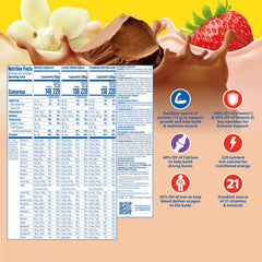 Carnation Breakfast Essentials strawberry sensation packet adds flavor for quick energy