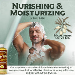 Carolina Castile Soap Bay Rum pour captures aroma and lasting lather