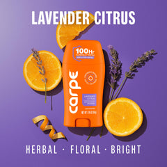 Carpe clear-drying formula demonstrates non-sticky finish.
