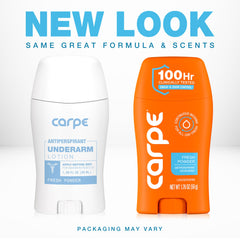Night application scene with Carpe encourages consistent use for better protection.