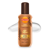 Carroten Turbo Tan Intensifier bottle pour for smooth tanning prep