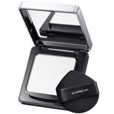 CARSLAN waterproof powder compact with translucent finish for all-day oil control.