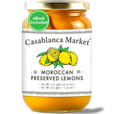 Casablanca Market preserved lemons in jar offer authentic Moroccan flavor for tagines and couscous.