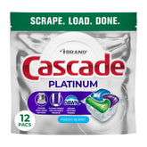 Cascade Platinum ActionPacs dissolve rapidly to tackle tough messes.