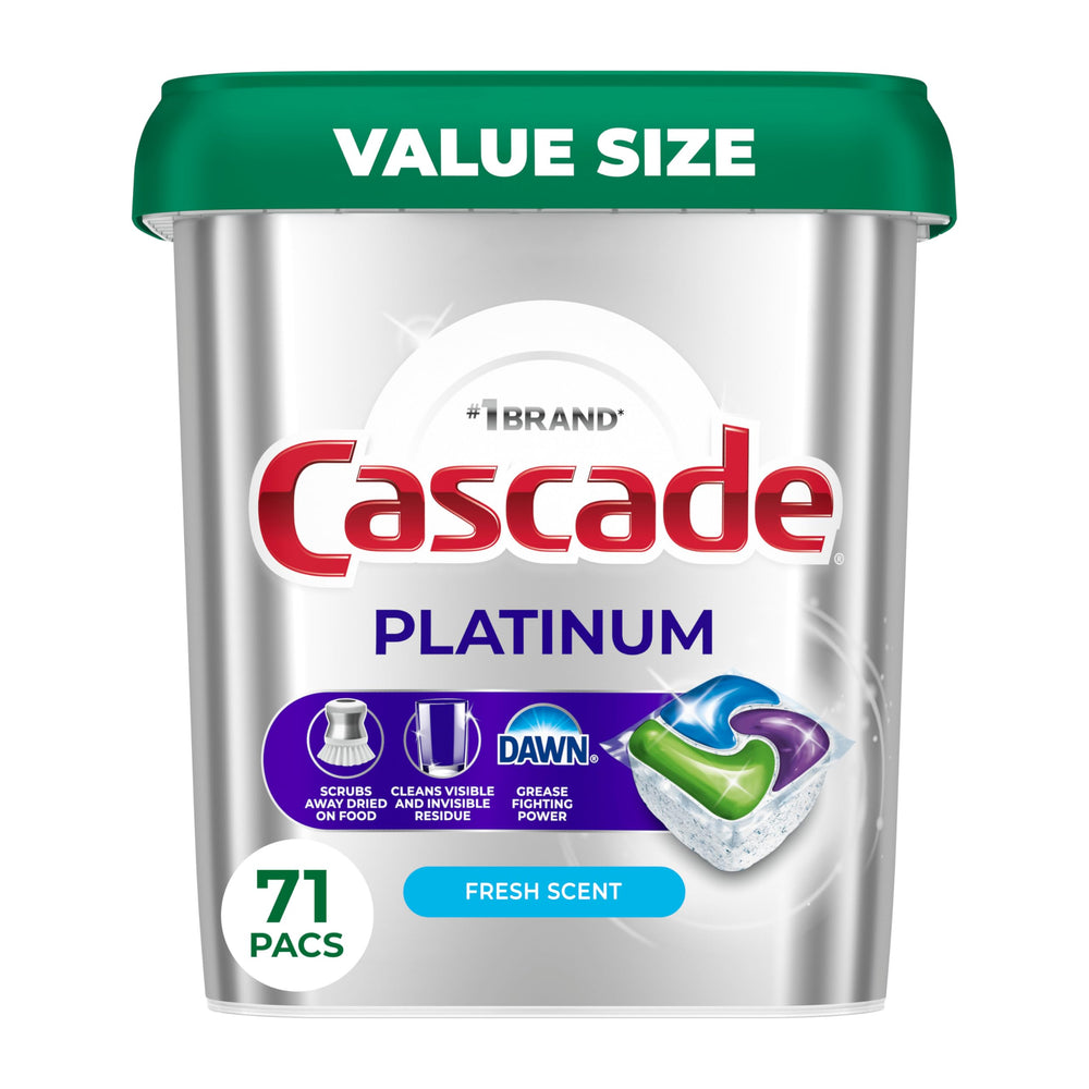 Cascade Platinum pod dissolving quickly to begin cleaning.