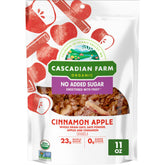 Cascadian Farm No Added Sugar Cinnamon Apple Granola package, ideal for a healthy breakfast.