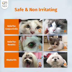Cassiel Eye Drops helps soothe dog eye irritation