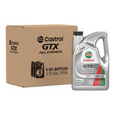 Castrol GTX full synthetic 0W-20 bottle protects engine parts under demanding driving conditions