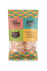Cat Sushi Bonito Flakes pack front, value-size bag for versatile pet treats