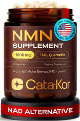 Cata-Kor NMN bottle front showing NAD+ support for daily energy