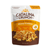 Catalina Crunch protein granola honey cashew front view highlighting gluten-free, protein-rich breakfast.