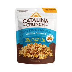 Catalina Crunch vanilla almond protein granola pack, gluten-free and keto-friendly.