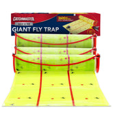 Catchmaster Giant Fly Glue Trap 3-pack, 30 ft adhesive surface for broad coverage.