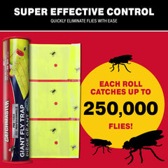 Catchmaster Giant Fly Glue Trap installed in a garage for indoor pest control