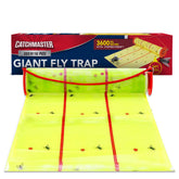 Catchmaster giant fly glue trap roll showing a 30 foot adhesive surface for catching flying insects