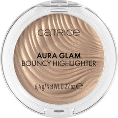 Catrice Aura Glam Bouncy Highlighter packaging with vegan cruelty-free branding and clean design.