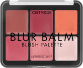Catrice Blur Balm Blush Palette compact with four blush shades for versatile day-to-night color.