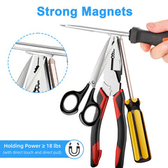 Caturledas rectangular magnetic strip with adhesive back for non metal surfaces