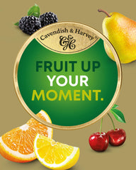 Cavendish & Harvey can opened, vibrant fruit candies ready to enjoy