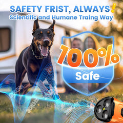 Cbersmg five-modes training setup illustrates customizable options for different dogs.