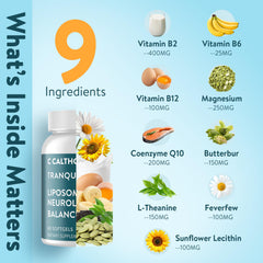 C Calthorvitana butterbur PA-Free extract bottle emphasizes botanical support for daily wellness