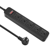 CCCEI outdoor power strip with five outlets, IPX4 protection for rain