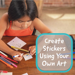 CEACO Sticker Maker kid-friendly sticker pack fuels imaginative crafts.
