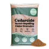 Cedarcide Original Cedar Granules packaging highlights natural pest protection for yards