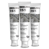CEELIKE hydroxyapatite toothpaste tube closeup highlighting enamel-strengthening action.