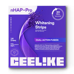 CEELIKE Teeth Whitening Strips pack front with seven treatments for a brighter smile
