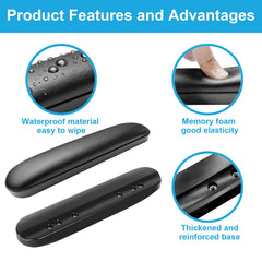 Cejiuga armrest pad material close-up showing ABS PU durability