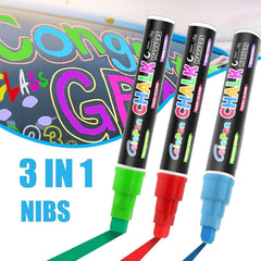 Celepen markers feature a 10mm 3-in-1 nib for wide, bold, and fine lines.