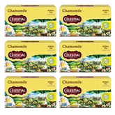 Celestial Seasonings Chamomile Tea cup steeping for a calming moment.