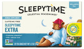 Celestial Seasonings Sleepytime Extra tea cup ready for a calming bedtime ritual