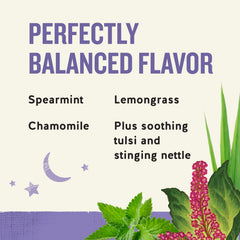 Steaming cup of Celestial Seasonings Sleepytime Sinus Soother herbal tea.