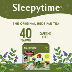 Celestial Seasonings Sleepytime tea bags collection ready for a soothing nighttime cup