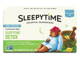 Celestial Seasonings Sleepytime Wellness Detox Tea box front invites a soothing evening ritual