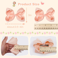 Celllot 40pcs color-matching bows with clips for versatile styling.
