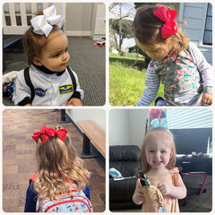 Celllot durable metal alligator clip keeps bows in place.