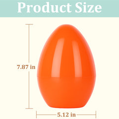 Celmuron 8-inch blue jumbo fillable egg for Easter egg hunts and gifts.