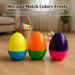 Celmuron 8-inch green jumbo fillable egg for Easter egg hunts and gifts.