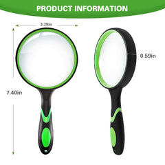 Celosia magnifying glass 75mm with non-slip handle for comfortable use